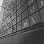 black and white photo of a calendar